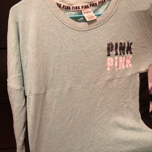 Mint green Pink Victoria’s Secret sweatshirt